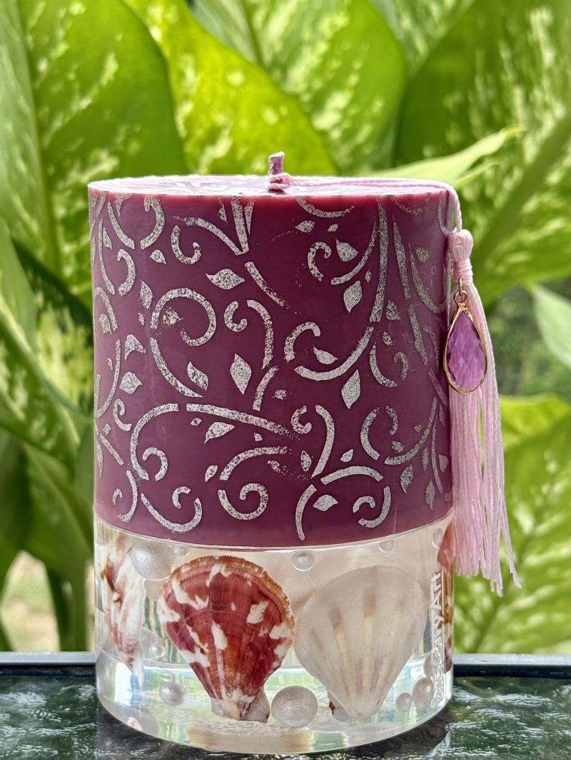 074 Soy candle and epoxy resin