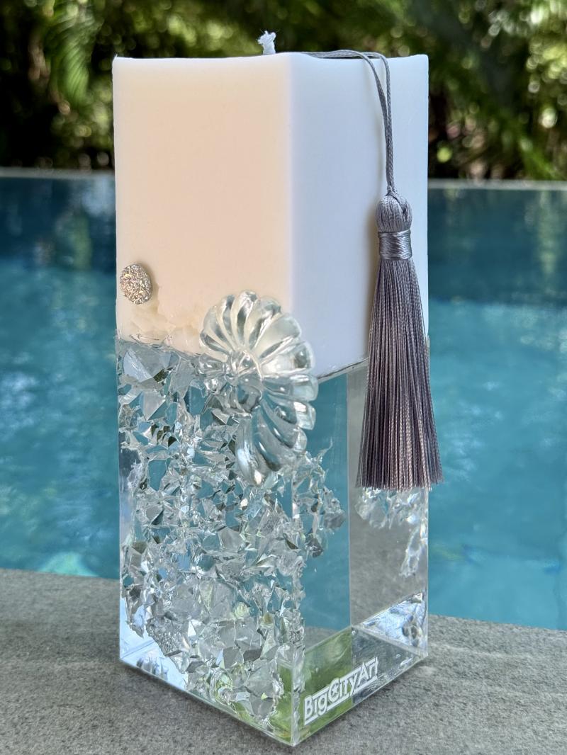 080 Soy candle and epoxy resin