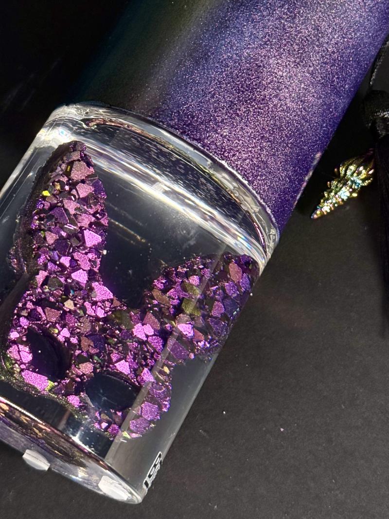 116 Soy candle and epoxy resin